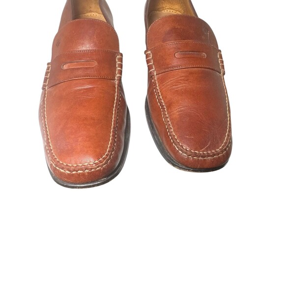 Cole Haan Loafers 10 B Country Hand Sewn Brown Leather SlipOn VTG Made in Brazil main image 16